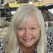 Silver blond lady Gail
