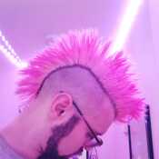 I'm new here so don't know how this work I'm always changing hair colour  but the mohawk is the best haha